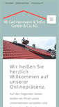 Mobile Screenshot of dach-hermann.de